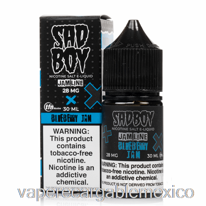 Mermelada De Arándanos Vape Recargable - Sales Sadboy - 30ml 28mg